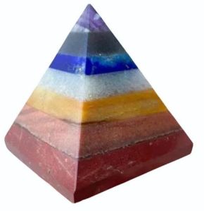 Orgone Seven Chakra Healing Pyramid