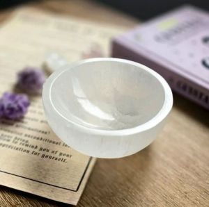 Selenite Round Bowl