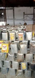 Natural Rab Jaggery Tin Gur, Color : Brownish For Food, Beverages