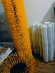 Side Sweeping Road Cleaning Brush, Color : Yello 80 Inch