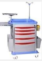 Paint Coated Stainless Steel Hospital Medicine Trolley