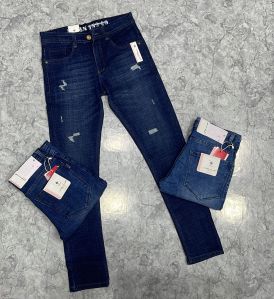 denim jeans Casual Wear, Packaging Type : Blue, Gender : Men