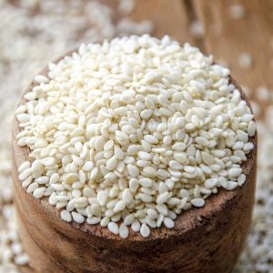 Food Grade Hulled White Sesame Seeds, Packaging Size : 5-25kg 9%