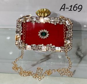 Leather Bridal Clutch