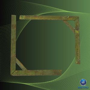 Plain Metal Angle Bracket, Color : Dark Green Modern for Industry