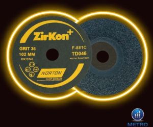 Manual Zirkon Sander Disc 7X120 ZC10H, Color : Blue