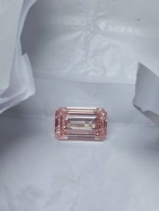 14 Carat Fancy Pink Emerald Lab Grown Diamond