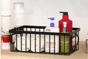 MTD06 Metal Black Storage Basket