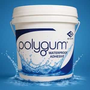 Polygum Waterproof Adhesive, Form : Liquid for Wood
