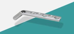 Zenium Stainless Steel & Titanium DHS Hole Plate, Color : Silver