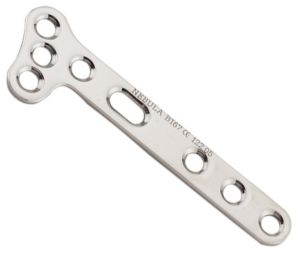 Zenium Stainless Steel T Oblique Plate, Color : Silver