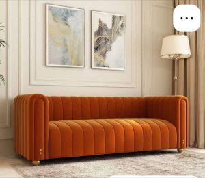 Polished Foam Antique Sofa, Color : Brown for Home, Hotel, Office