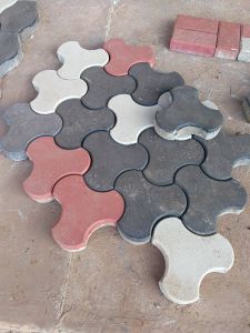 Concrete Interlocking Paver Block for Driveways, Walkways, Patios