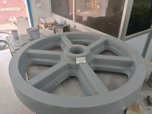 Crusher Wheel Wooden Pattern, Packaging Type : White