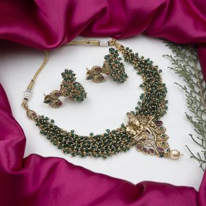 Copper Brass High Gold Artificial Jewellery Set