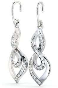 1 Carat Round Cut Lab Diamond Diamond Earring For Women