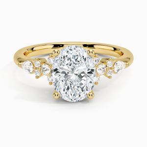 3 Carat Oval Cut Lab Diamond Engagement Ring For Women