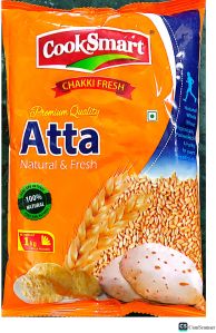 Cooksmart Chakki Fresh Atta, Packaging Type : Packet