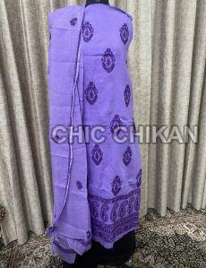 Cotton Kurta with Kota Dupatta, Color : Purple