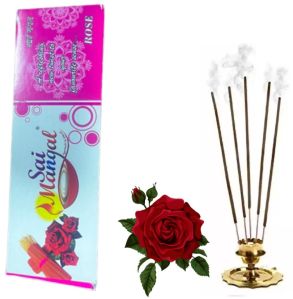 Bamboo Sticks 100 Gms Rose Agarbatti