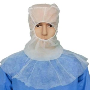 PP Disposable Surgical Hood, Color : Blue, White, Black 18