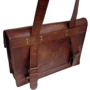 Leather Satchel Backpack 15