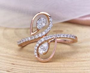 Diamond Infinity Teardrop Ring | Modern Classic Ring