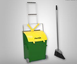 green partek sandra vertical dust pan