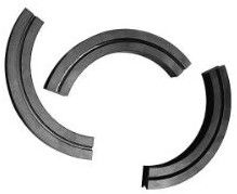 Carbon Segmented Rings, Color : Black