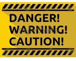 Warning Signs, Shape : Triangular With Rounded Edges