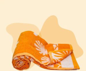 Mee Mee Soft Absorbent Bamboo Cotton Baby Towel Orange