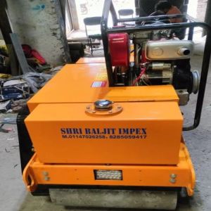 Walk Behind Single Drum Roller, Color : Orange