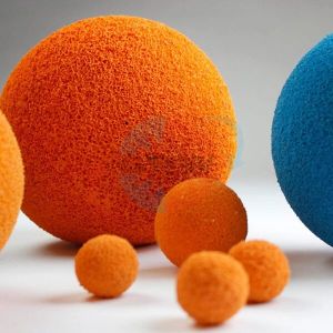 Cleaning Sponge Balls, Color : Assorted