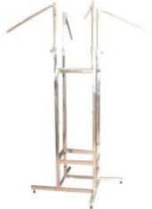 Portable Textile Hanger Inclined Display Unit Standard