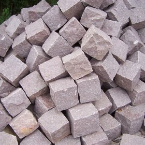 Natural Stone Manga Pink Cobbles for Landscaping