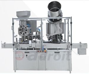 Auto Monoblock Powder Filling WITH Capping Machine