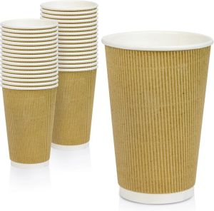 Double Wall Paper Cup for Coffee, Cold Drinks, Party