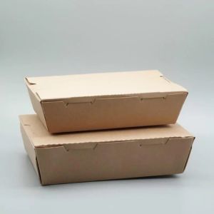 Paper Meal Box for Restaurants, Cafes, Caterers
