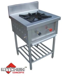 Stainless Steel Single Burner Range Gas