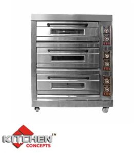 Three Deck Oven Gas Electric