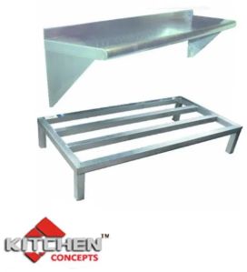 Wall Shelf Dunnage Rack for Storage