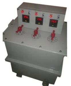 Manual Three Phase Voltage Stabilizer