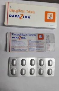 Dapagliflozin Tablet 10 Mg, Packaging Type : Box
