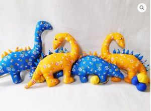 Dinosaur Hanging with Ball