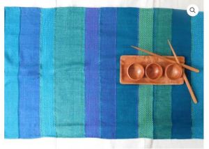 Striped Woven Table Runner