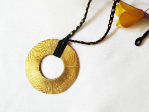 Metal Alloy Tribal Disc Necklace Bohemian, Ethnic
