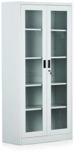 Cupboard KD-036 Swing Glass Door With Four Shelves