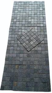 Silver Grey Stone Wall Mosaic Tile 300 X 300 Mm