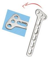 Locking `t` Plate (Oblique Angle) for 3.5 Mm Screws