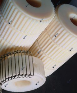 Wire Enrober Belt with Sprocket